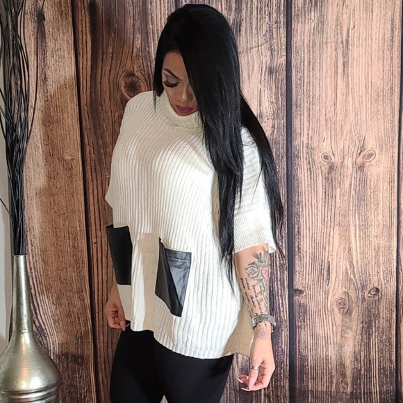 COPY - Fashion Cream Sweater - Picture 3 of 5